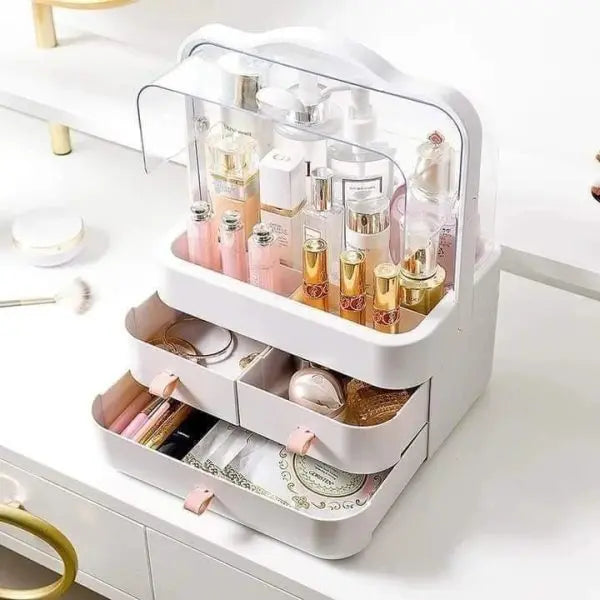 Multi-functional Acrylic Cosmetic Organizer With Multiple Drawers My Store